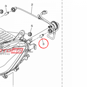 YAMAHA - ZAROWKA nr: 2DPH43470000