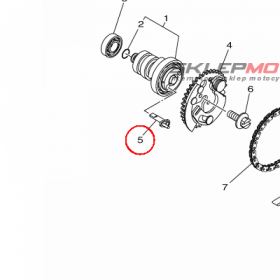 YAMAHA - WALEK DEKOMPRESATORA nr: 2DSE22880000