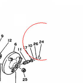 YAMAHA - RING (STOP) nr: 2E9251370100