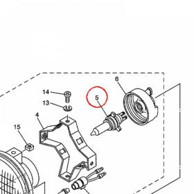 YAMAHA - zarowka nr: 2F9843140000
