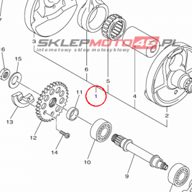 YAMAHA - WAL KORB. nr: 2GB114000100