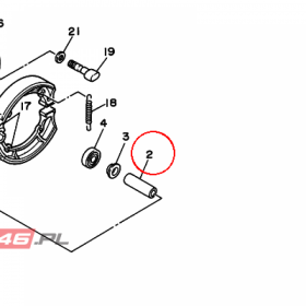 YAMAHA - ZAPINKA nr: 2GV253170000