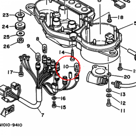 YAMAHA - ZAROWKA nr: 2GV835170000
