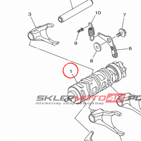 YAMAHA - WALEK KRZYWKOWY nr: 2HC185400100