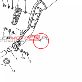 YAMAHA - TLUMIK nr: 2JL147112100