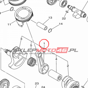 YAMAHA - WAL KORB. nr: 2LS114001000