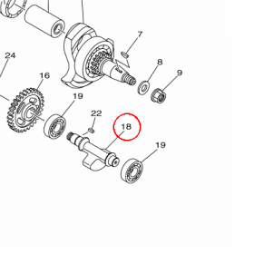 YAMAHA - WEIGHT 2 nr: 2LS114640100