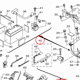YAMAHA - WIAZKA PRZEW. EL. nr: 2LS825900000