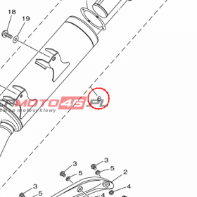 YAMAHA - TLUMIK nr: 2LSE47100000