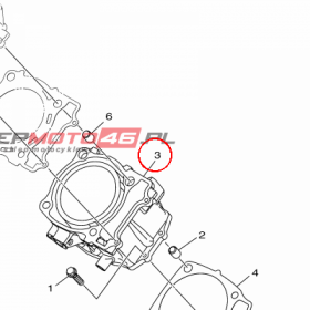 YAMAHA - cylinder nr: 2MBE13110000