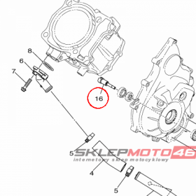 YAMAHA - WALEK nr: 2MBE24580000