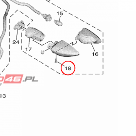 YAMAHA - SCREW, LENS FITTIN nr: 2NDH33330000