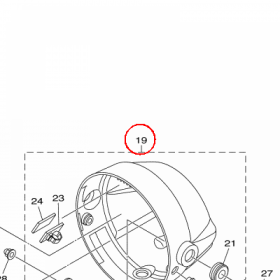 YAMAHA - WKLAD REFL. nr: 2PN843300000