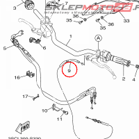 YAMAHA - linka sprzegla nr: 2PP263350200