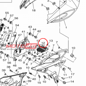 YAMAHA - WLOT POW. PLAST. nr: 2PP2837N0000