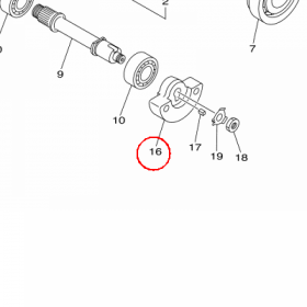 YAMAHA - WEIGHT 2 nr: 2S2114640000