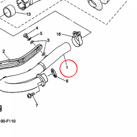 YAMAHA - RURA WYDECHOWA nr: 2S2146112000