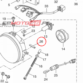 YAMAHA - WYPELNIENIE OWIEWKI nr: 2S3283470000