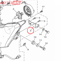 YAMAHA - STAY, HEADLIGHT 1 nr: 2SBH43180000