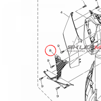 YAMAHA - COVER, E nr: 2SC841440000