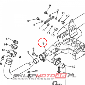 YAMAHA - TLUMIK nr: 2TN147110000