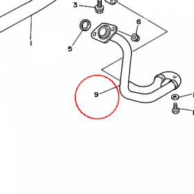 YAMAHA - RURA WYDECH. nr: 2UJ146210000