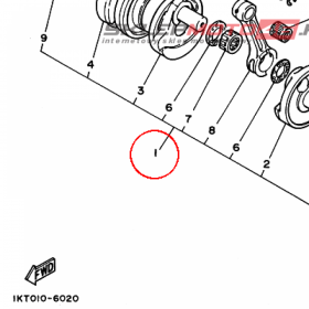 YAMAHA - WAL KORB. nr: 2YK114000000