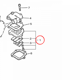 YAMAHA - ZAWOR PLYTKOWY nr: 300136100400