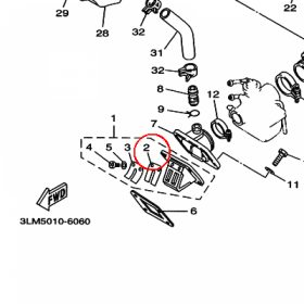 YAMAHA - ZAWOR PLYTKOWY nr: 314136130100