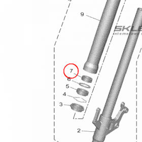 YAMAHA - tuleja slizgowa nr: 31A231253100