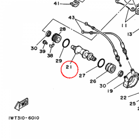 YAMAHA - VALVE 1 nr: 31K1131A0000