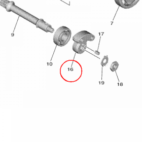 YAMAHA - WEIGHT 2 nr: 33D114640000