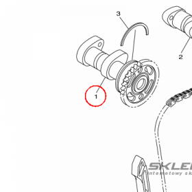 YAMAHA - WALEK ROZRZ. nr: 33D121700000