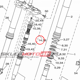 YAMAHA - VALVE COMP. nr: 33D2316A3000