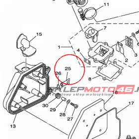 YAMAHA - 34X1443E0000 nr: 34X1443E0000