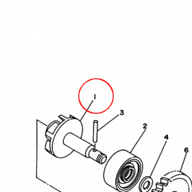 YAMAHA - WALEK POMPY WOD. nr: 36F124500000