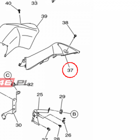 YAMAHA - WYPELNIENIE OWIEWKI nr: 36P2836L0000
