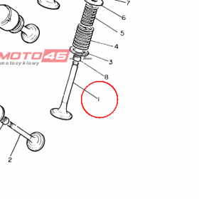YAMAHA - zawor dolot. nr: 36Y121110000
