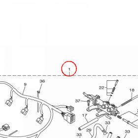 YAMAHA - THROTTLE BODY ASSY nr: 39P137500000