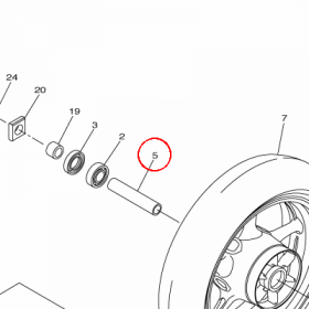 YAMAHA - ZAPINKA nr: 39P253170000