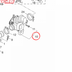 YAMAHA - THROTTLE BODY ASSY nr: 3B3E37500100