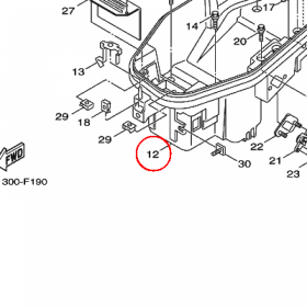 YAMAHA - SCHOWEK NARZEDZ. nr: 3B3F473R0100