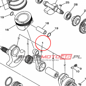 YAMAHA - WAL KORB. nr: 3B4114000000