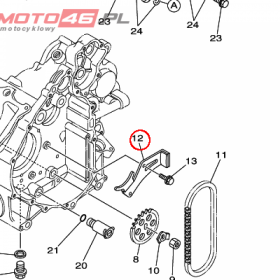 YAMAHA - NAPINACZ LANC. ROZ. nr: 3B4122210100