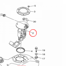 YAMAHA - POMPA PALIWA nr: 3B4139071300