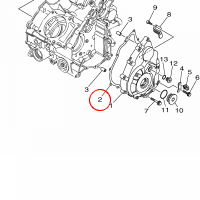 YAMAHA - uszczelka nr: 3B4154510000