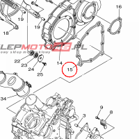 YAMAHA - USZCZELKA GAZNIKA nr: 3B4154530000 > 3B4154530100