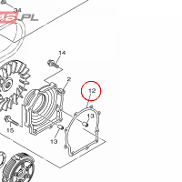 YAMAHA - USZCZELKA nr: 3B4154630000