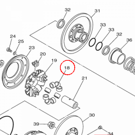 YAMAHA - ciezarek manetki nr: 3B4176320100