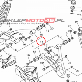 YAMAHA - WACHACZ PRZ. GTS nr: 3B4235701100